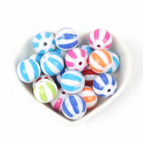 10-50Pcs Colorful Watermelon Round Spacer Beads for Jewelry Making DIY Bracelet