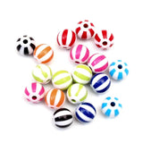 10-50Pcs Colorful Watermelon Round Spacer Beads for Jewelry Making DIY Bracelet
