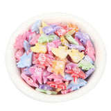 100Pcs Mixed Fish Acrylic Beads 16x10mm Jewelry Making Spacer Beads