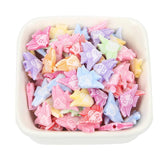 100Pcs Mixed Fish Acrylic Beads 16x10mm Jewelry Making Spacer Beads