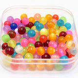 Acrylic Cats Eye Round Beads for Jewelry Making