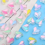 10Pcs Crooked Love Heart Beads Drop DIY Hair Accessories 25m