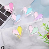 10Pcs Crooked Love Heart Beads Drop DIY Hair Accessories 25m