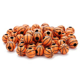 50Pcs/Lot Acrylic Basketball Loose Beads For DIY Bracelet Necklace