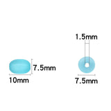100pcs/Lot Mixed Rubber Scrub Acrylic Beads for Jewelry Making