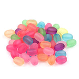 100pcs/Lot Mixed Rubber Scrub Acrylic Beads for Jewelry Making