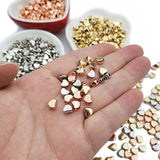 100-400pcs 6mm Love CCB Beads Plated Loose Beads for Jewelry Making