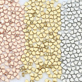 100-400pcs 6mm Love CCB Beads Plated Loose Beads for Jewelry Making