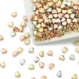 100-400pcs 6mm Love CCB Beads Plated Loose Beads for Jewelry Making