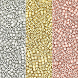 100-400pcs 4mm Silver Plated Spacer Beads for Jewelry Making