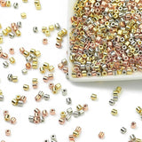 100-400pcs 4mm Silver Plated Spacer Beads for Jewelry Making