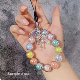 30PCS 16mm Acrylic Double Round Beads Random Spacer Loose Beads
