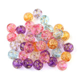100pcs/Lot 9.8mm Pentagram Print Acrylic Beads for Jewelry Making