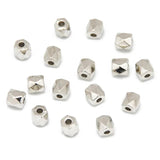 Plated Metal Faceted CCB Acrylic Loose Beads Jewelry Making DIY Bracelet