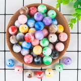 30/50Pcs 16MM Acrylic Round Beads Jewelry Making DIY Bracelet Necklace