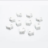 16mm Halloween Boo Wooden Beads DIY Custom All Saints'Day Party Bead