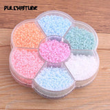 7 2mm Czech Glass Seed Beads Belt Box Set Charm Kit Seedbeads