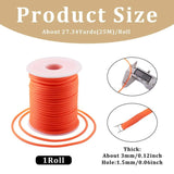 Rubber Cord Tubing with Hole for Jewelry Making