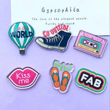 10pcs Resin Acrylic Shoe Charms for DIY Decoration Necklace Bag