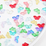 50PCS Butterfly Pendants Czech Glass Beads 8*15mm