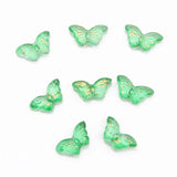 50PCS Butterfly Pendants Czech Glass Beads 8*15mm