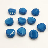 20Pcs Twist Coin Faceted Crystal Glass Beads 14MM for DIY Jewelry Making