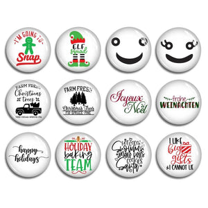 Christmas Cabochon, Jewelry DIY Accessories, Picture Beads - FJ2364