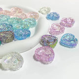 10pcs Flower Heart Acrylic Beads for Jewelry Making Diy