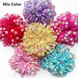 Kids Hair Bands with Acrylic Beads Elastic Hair Tie