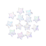 100pcs Eco-Friendly Acrylic Star 10x4mm Beads for Jewelry Making