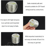 60 Yards Clear Elastic String Cord Polyester Stretch Thread for Party Deco
