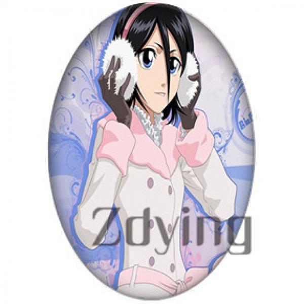 Bleach Ichigo Glass Photo Cabochons Necklace Pendant