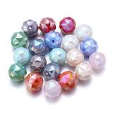 20Pcs Round Glass Beads 10mm Multicolor DIY Necklace Bracelet Accessories