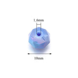 20Pcs Round Glass Beads 10mm Multicolor DIY Necklace Bracelet Accessories