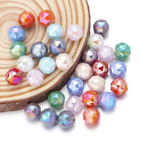 20Pcs Round Glass Beads 10mm Multicolor DIY Necklace Bracelet Accessories