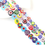 8/10/12mm Glass Beads Peach Heart Millefiore Loose Bead DIY Making