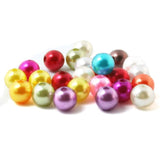 90pcs Acrylic Pearl Round Beads 10mm Dia.
