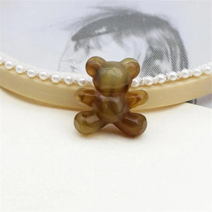 10pcs Bear Charms Resin Beads Connectors DIY Jewelry Accessories