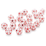 50pcs 12mm Acrylic Sport Spacer Beads for DIY Bracelets Basketball Tennis Rugby
