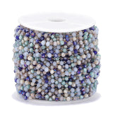 1 Meter Colorful Glass Beads Chains for DIY Jewelry Making