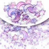 Mixed Moon Glass Beads Seed Beads for DIY Jewelry Making