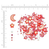 Mixed Moon Glass Beads Seed Beads for DIY Jewelry Making