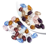30pcs Mixed Glass Crystal Cut Beads for DIY Bracelets Jewelry Making