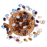 30pcs Mixed Glass Crystal Cut Beads for DIY Bracelets Jewelry Making