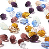30pcs Mixed Glass Crystal Cut Beads for DIY Bracelets Jewelry Making