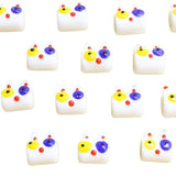 13*15mm Children's Cat Glass Beads DIY Jewelry Accessories 2pcs