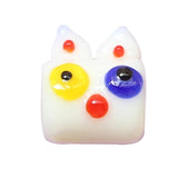 13*15mm Children's Cat Glass Beads DIY Jewelry Accessories 2pcs