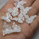 10pcs 16*23mm Resin 3D Butterfly Charms DIY Earrings Jewelry Making