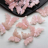 10pcs 16*23mm Resin 3D Butterfly Charms DIY Earrings Jewelry Making