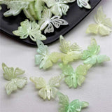 10pcs 16*23mm Resin 3D Butterfly Charms DIY Earrings Jewelry Making